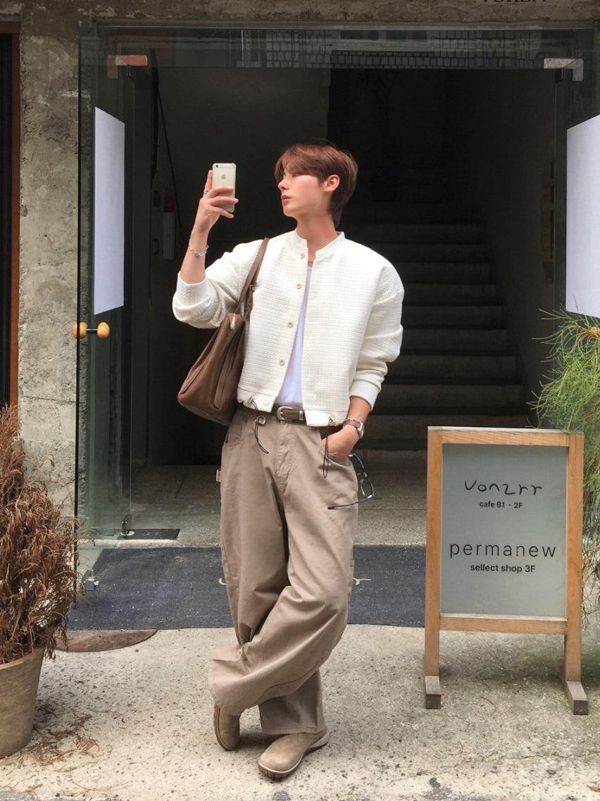 【Metanoia】🇰🇷韓製 短版開衫鏤空外套 - 4