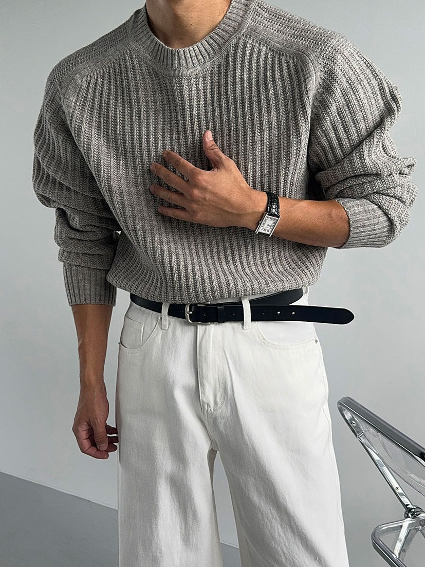 【Metanoia】韓國設計 15%羊毛素色針織衣 - 1