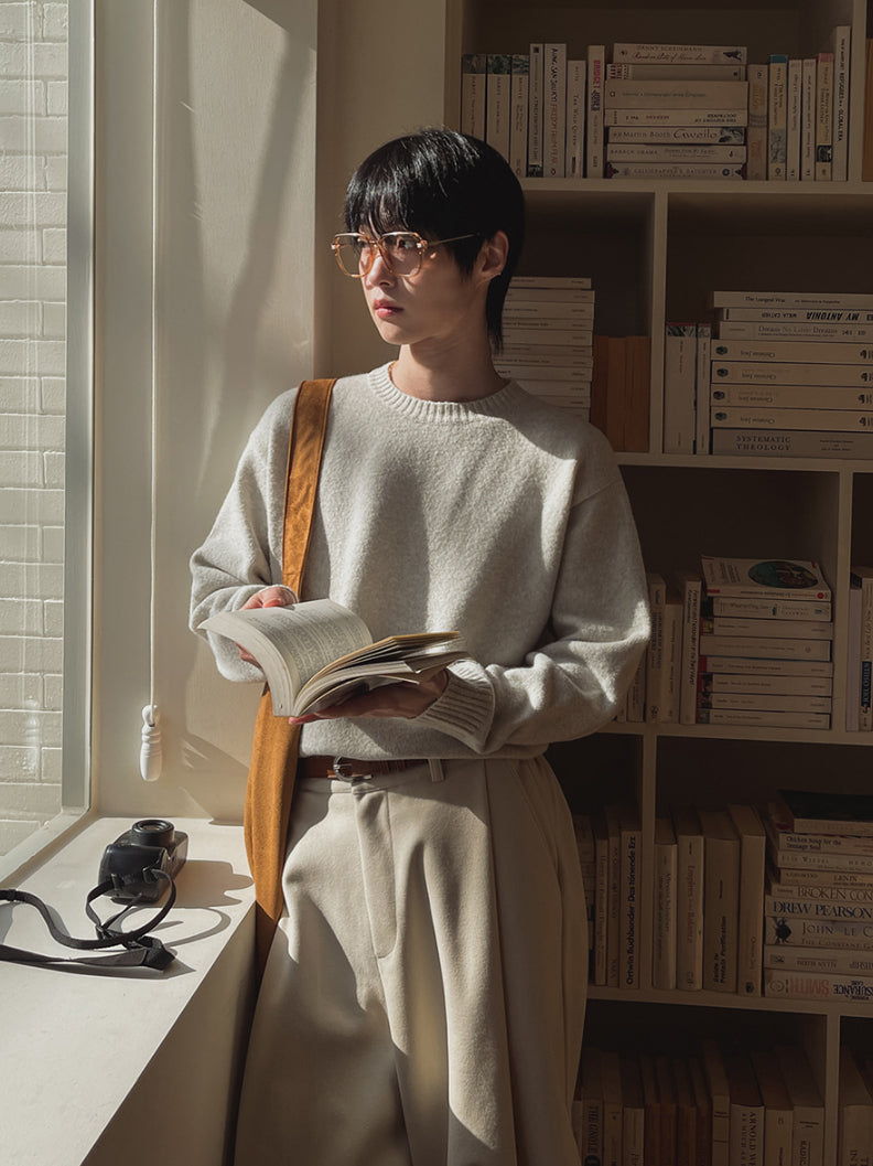 【Metanoia】🇰🇷韓製 5%羊毛素色針織衣 - 6