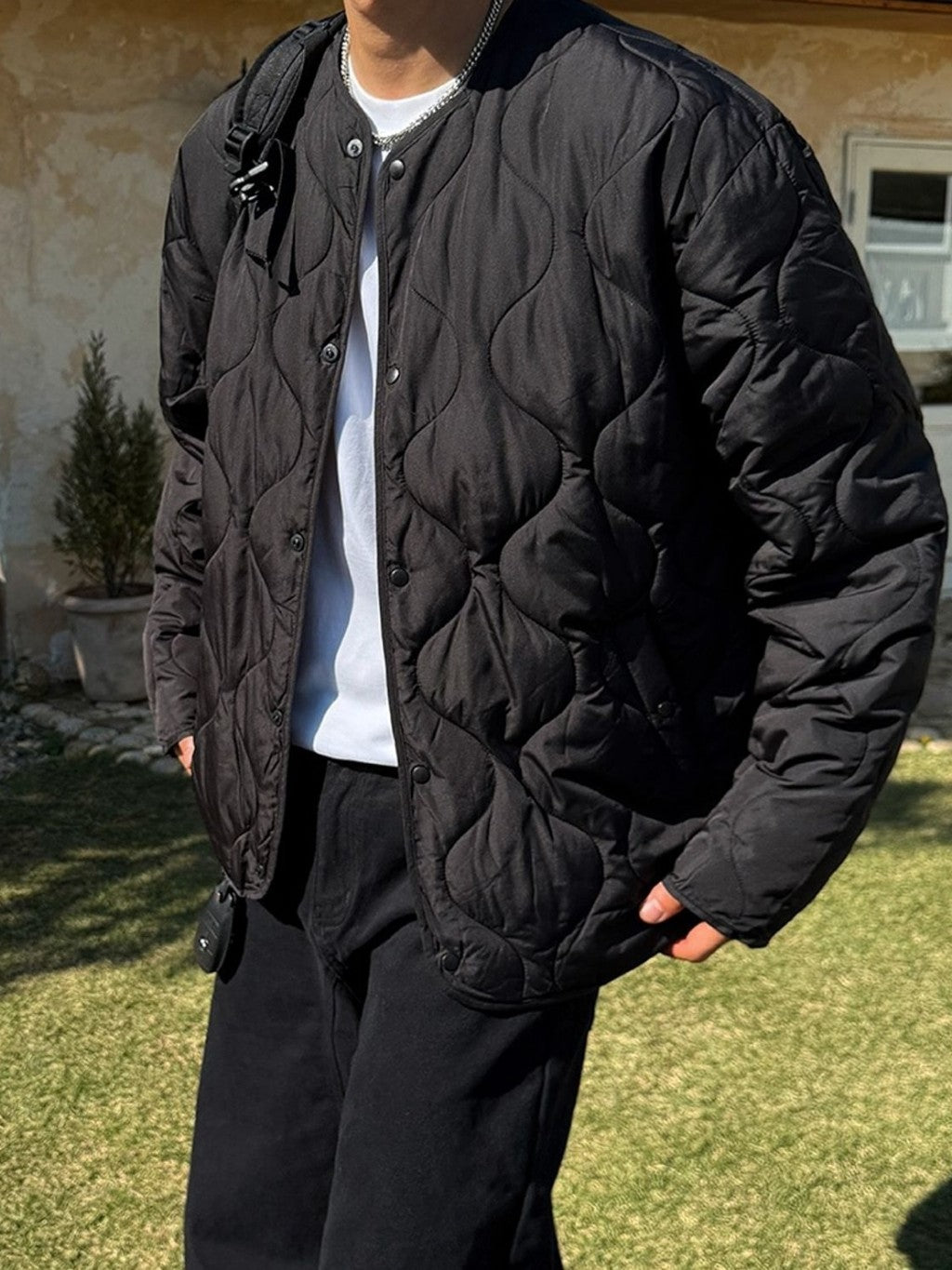 【Metanoia】韓國設計 輕量鋪棉外套 - 1