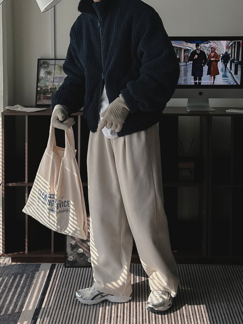 【Metanoia】韓國設計 泡泡沙填充抓絨外套 - 4