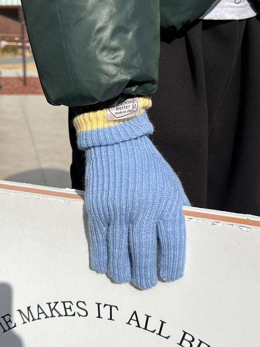 【Metanoia】韓國設計 針織手套 - 2