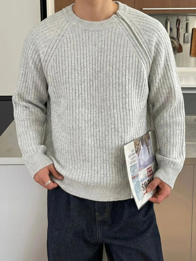 【Metanoia】🇰🇷韓製 螺紋側拉練針織衣 - 1