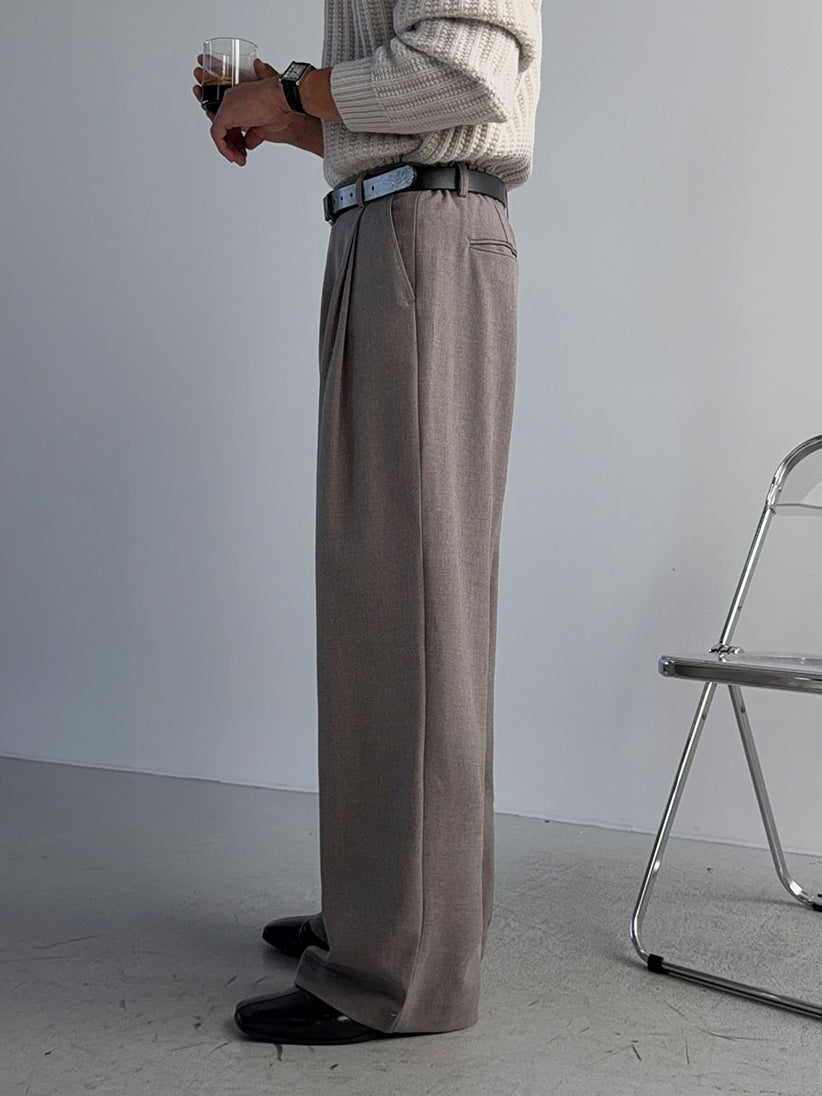 【Metanoia】韓製🇰🇷 後鬆緊落地西裝褲 - 7