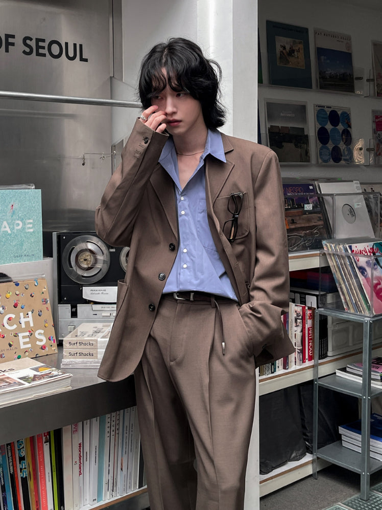 【Metanoia】🇰🇷韓製 復古西裝外套 - 5