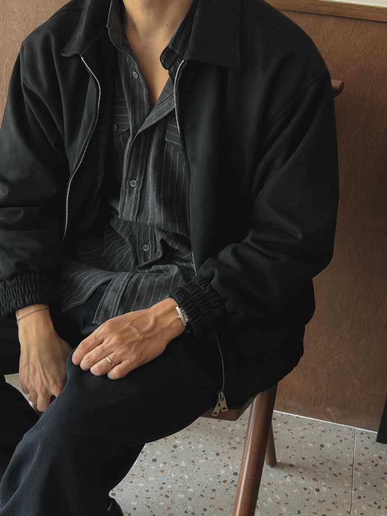 【Metanoia】韓國設計 翻領夾克外套 - 1