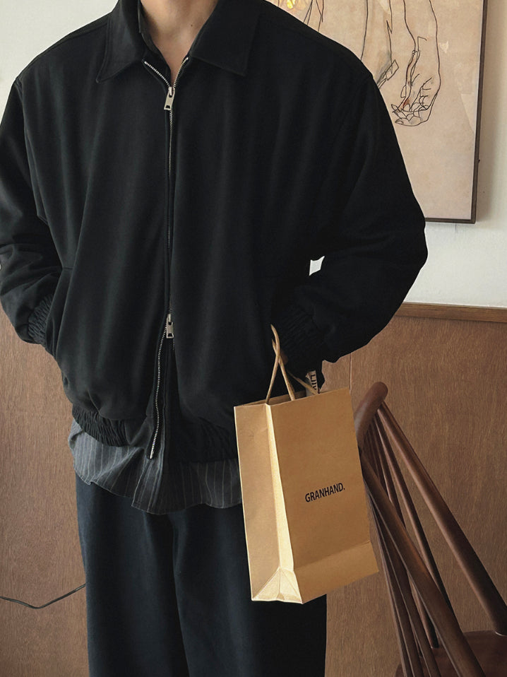 【Metanoia】韓國設計 翻領夾克外套 - 1