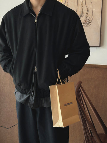 【Metanoia】韓國設計 翻領夾克外套 - 1