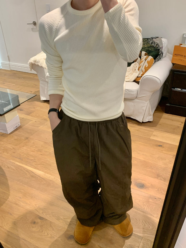 【Metanoia】🇰🇷韓製 修身羅紋長袖上衣 - 5