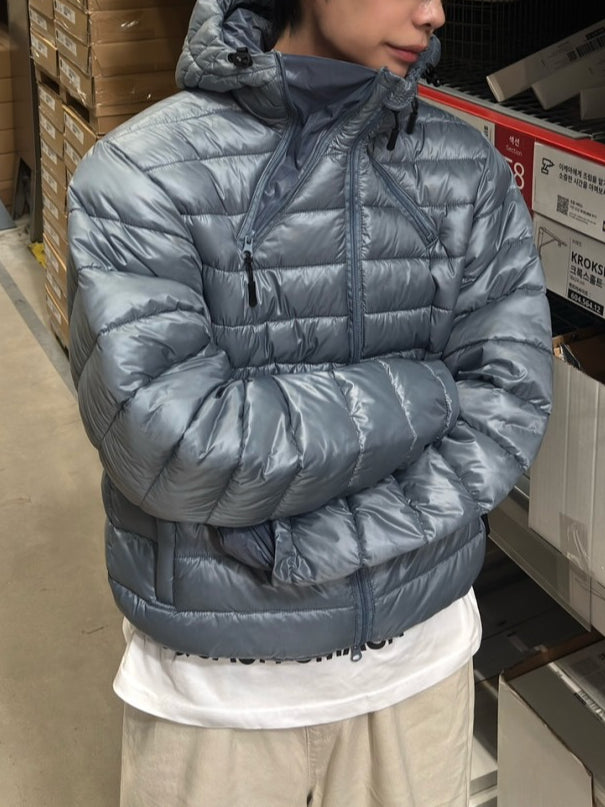 【Metanoia】韓國設計 短版輕量羽絨外套 - 1