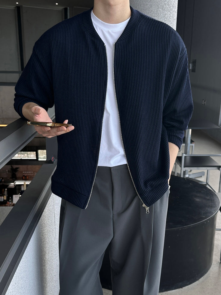 【Metanoia】🇰🇷韓製 羅紋開衫外套 - 1