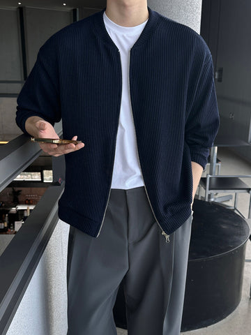 【Metanoia】🇰🇷韓製 羅紋開衫外套 - 1