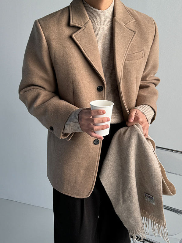 【Metanoia】🇰🇷韓製 15%羊毛西裝外套 - 8