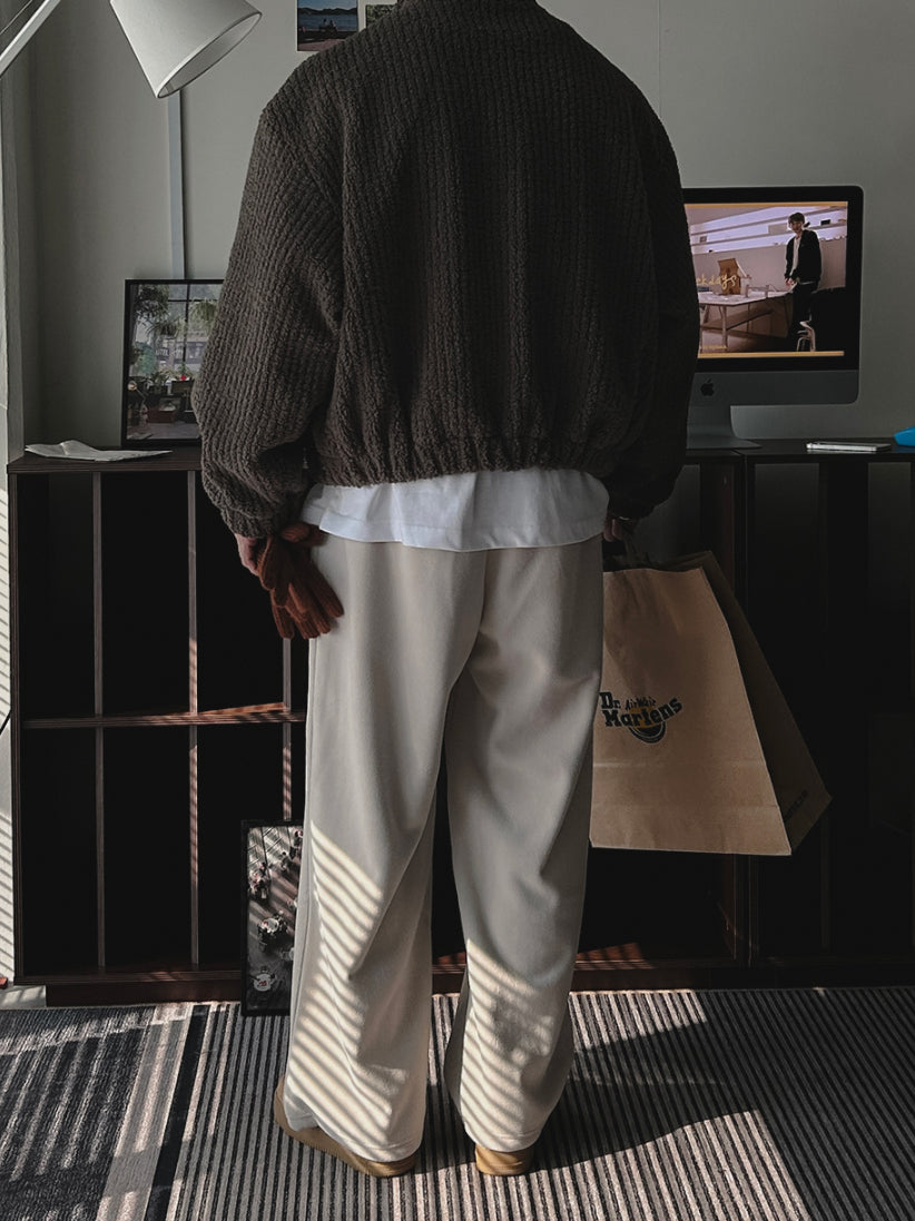 【Metanoia】韓國設計 泡泡沙填充抓絨外套 - 6