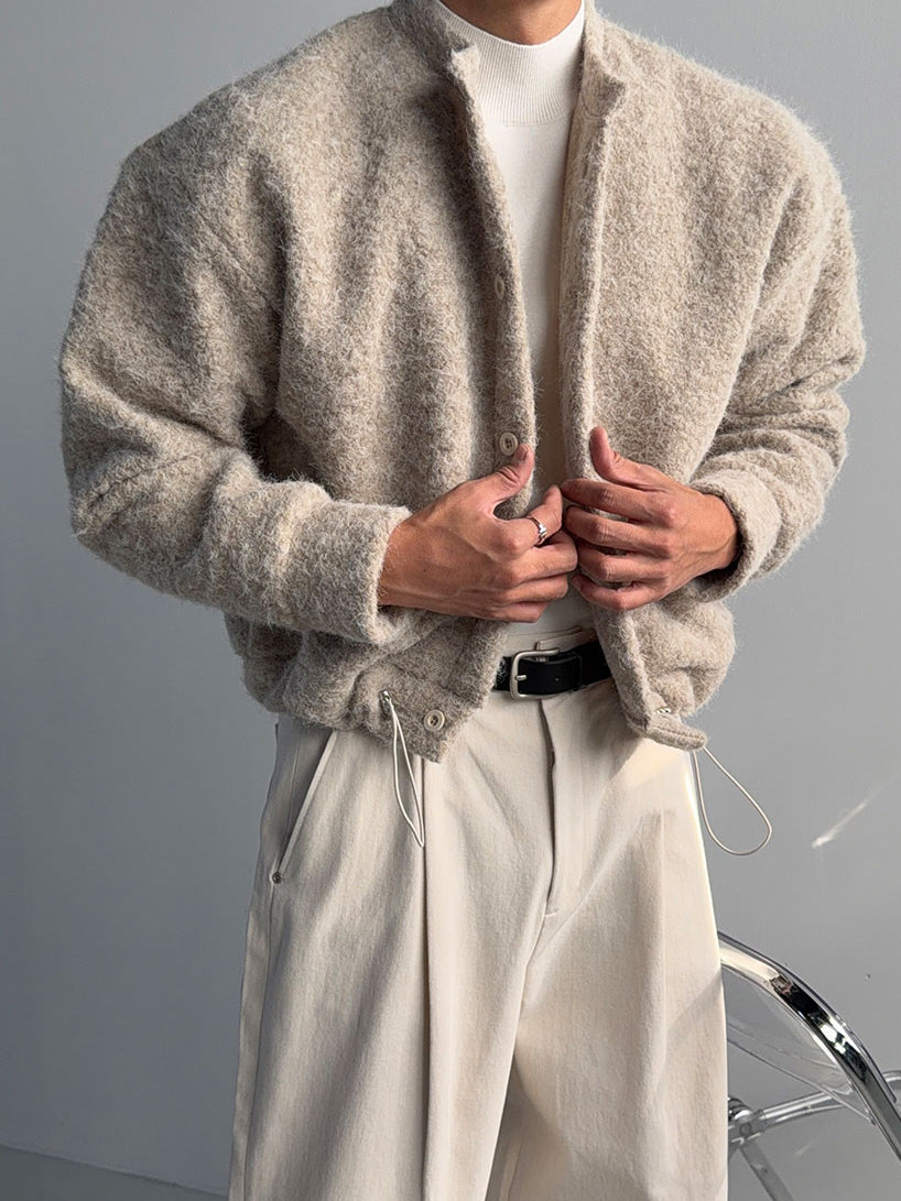 【Metanoia】🇰🇷韓製 毛絨短版外套 - 1