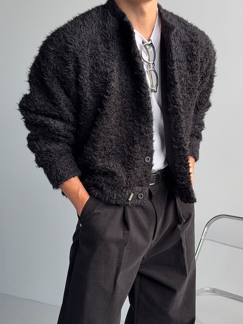 【Metanoia】🇰🇷韓製 毛絨短版外套 - 3