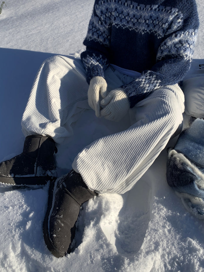 【Metanoia】韓國設計 休閒落地褲 - 1