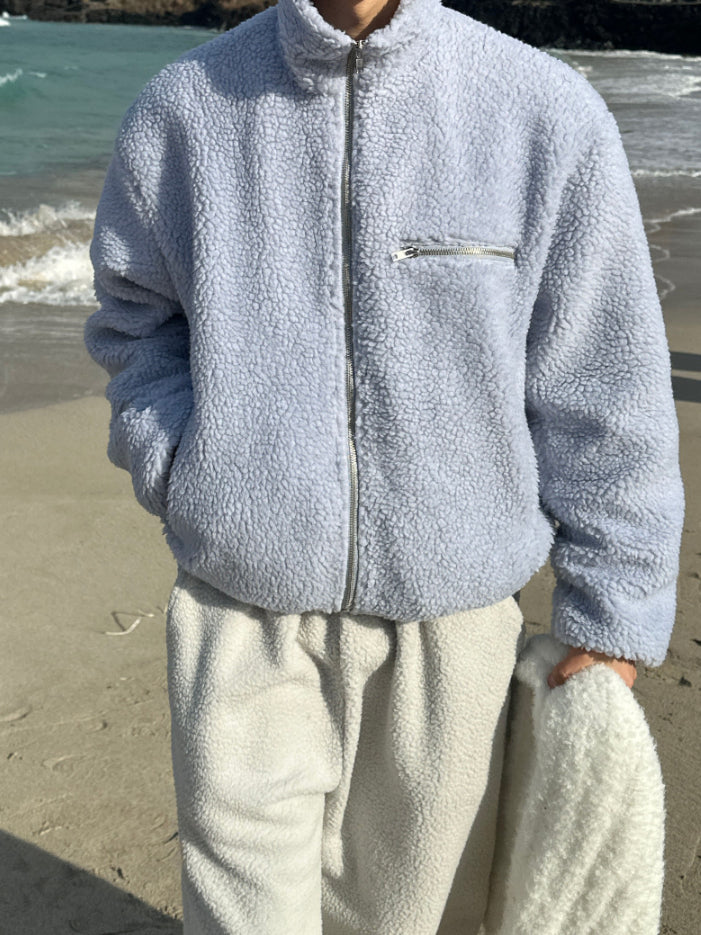 【Metanoia】🇰🇷韓製 短版羊羔毛外套 - 1