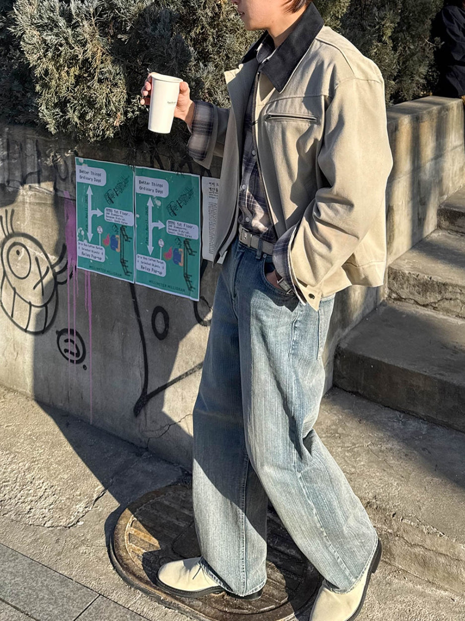 【Metanoia】🇰🇷韓製 工裝短版夾克外套 - 5