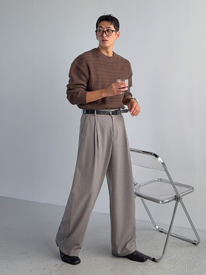 【Metanoia】韓製🇰🇷 後鬆緊落地西裝褲 - 6