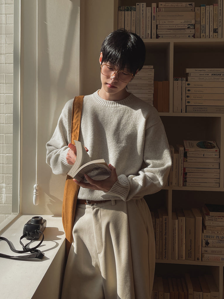 【Metanoia】🇰🇷韓製 5%羊毛素色針織衣 - 3