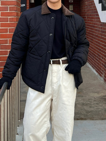 【Metanoia】🇰🇷韓製 翻領絎縫外套 - 1