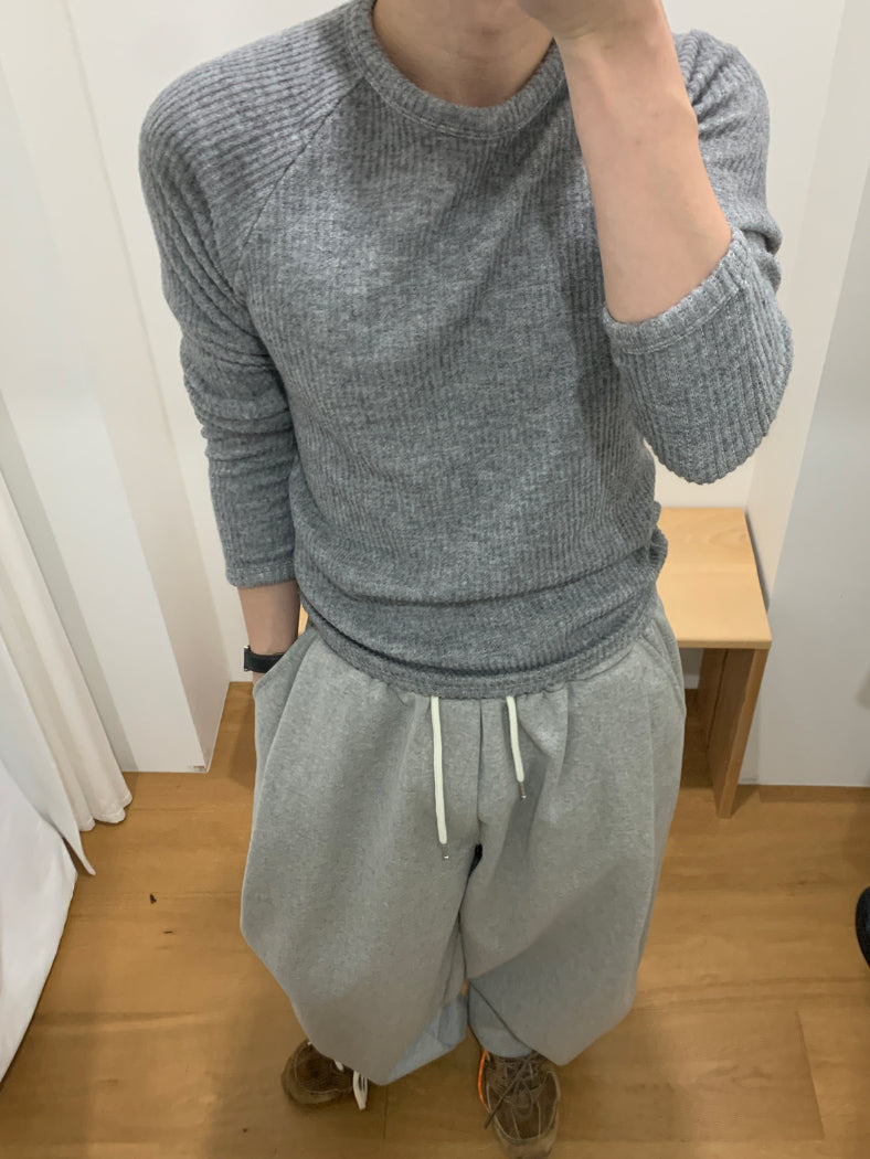 【Metanoia】🇰🇷韓製 修身羅紋長袖上衣 - 3