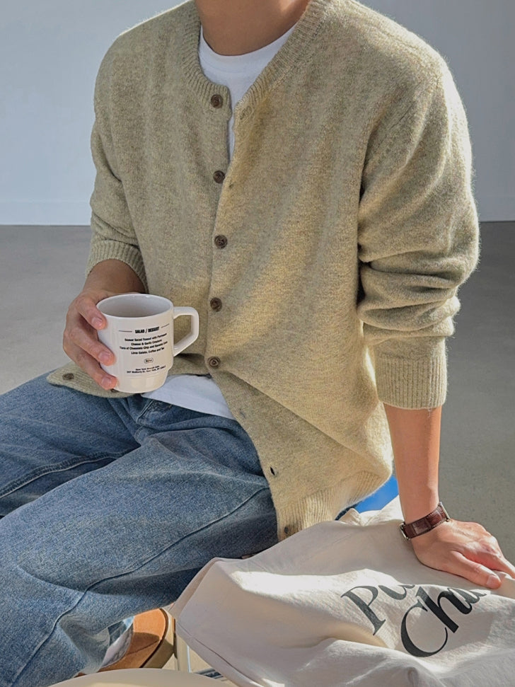 【Metanoia】韓國設計 5%羊毛針織外套 - 2