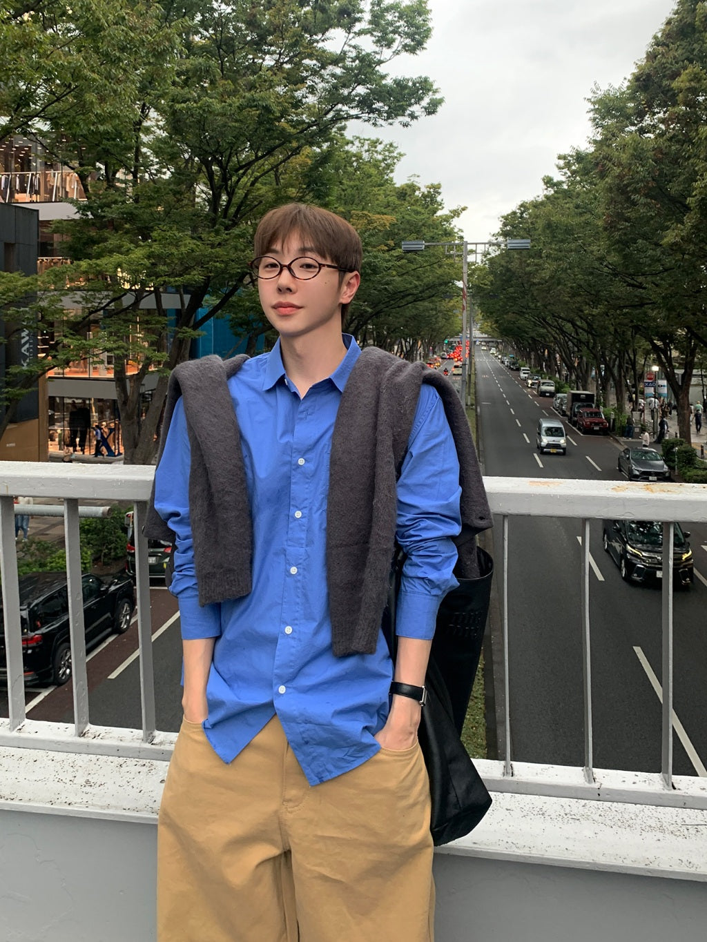 【Metanoia】🇰🇷韓製 素色長袖襯衫 - 1