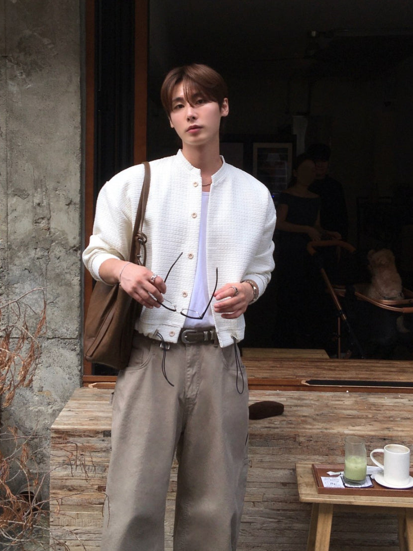 【Metanoia】🇰🇷韓製 短版開衫鏤空外套 - 5