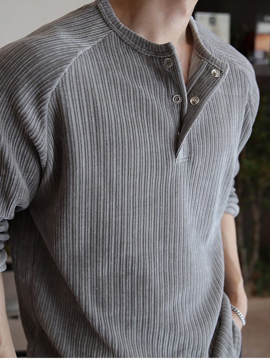 【Metanoia】🇰🇷韓製 羅紋長袖T恤上衣 - 7