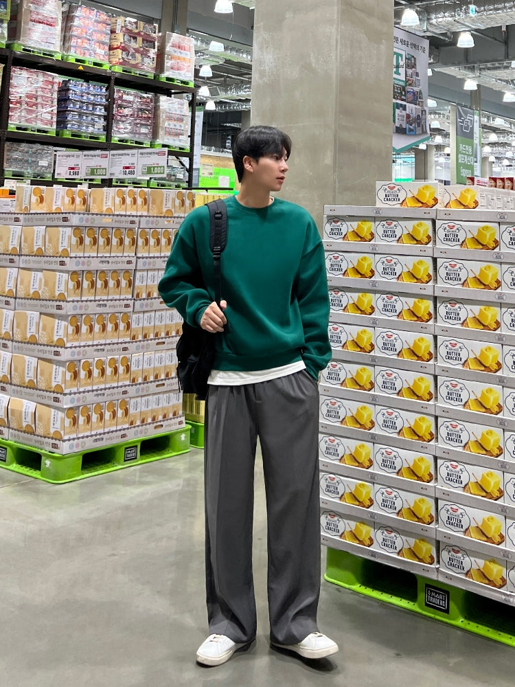 【Metanoia】🇰🇷韓製 素色大學T - 4