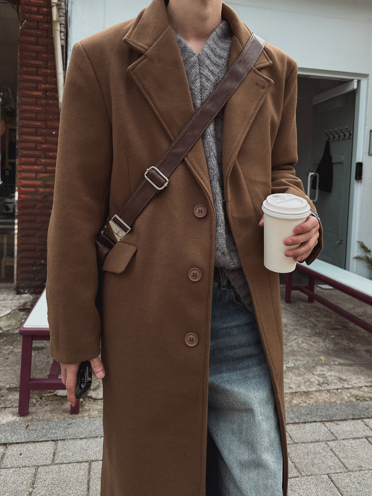 【Metanoia】韓國設計 翻領大衣 - 3