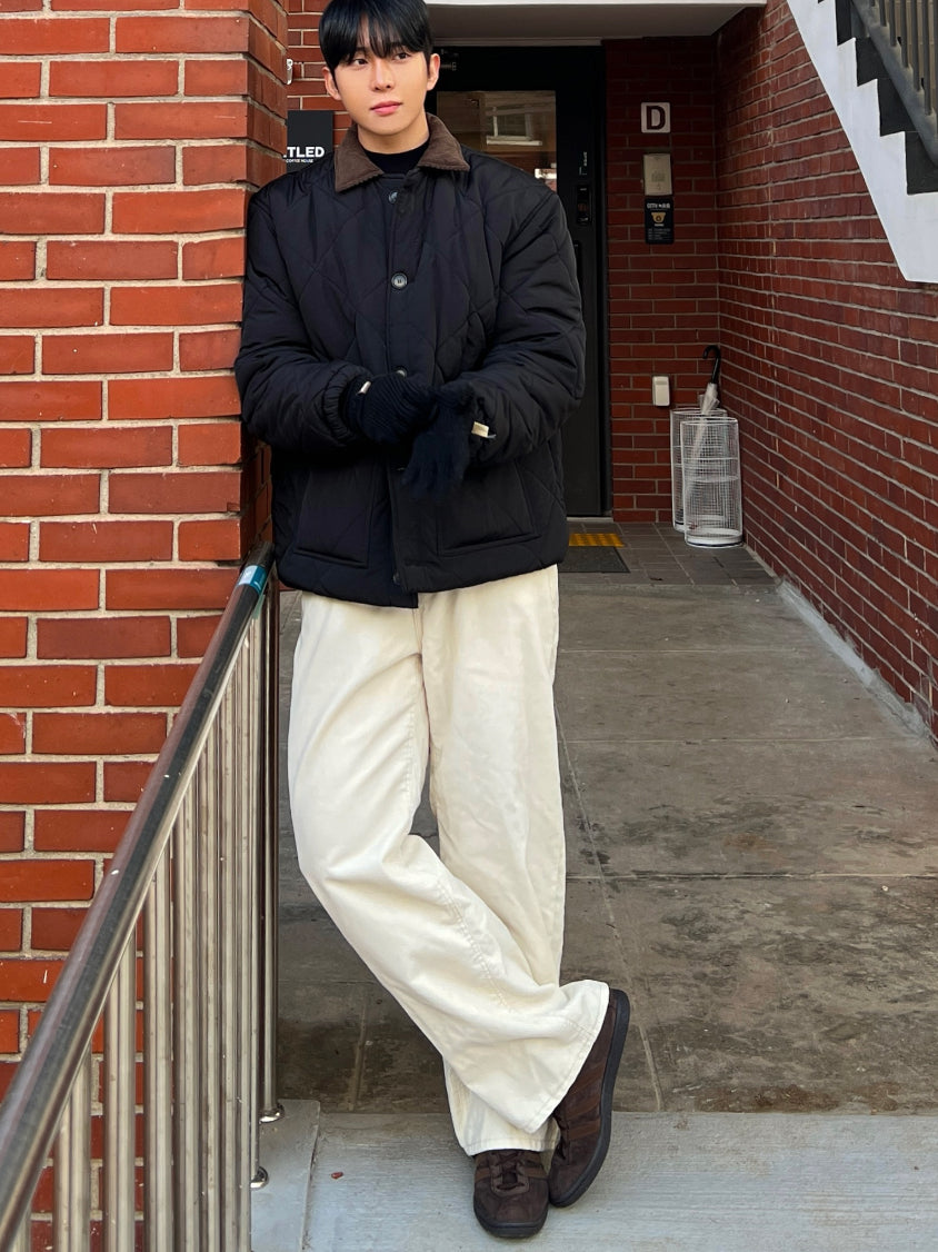 【Metanoia】🇰🇷韓製 翻領絎縫外套 - 2