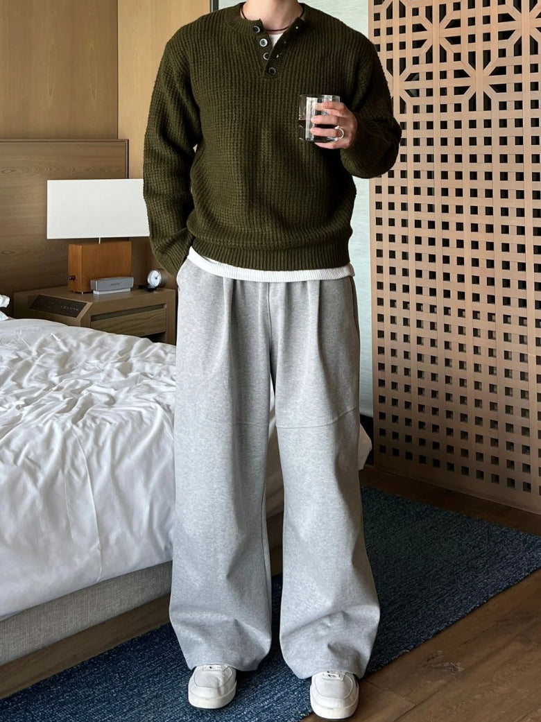 【Metanoia】韓國設計 亨利領針織衣 - 4