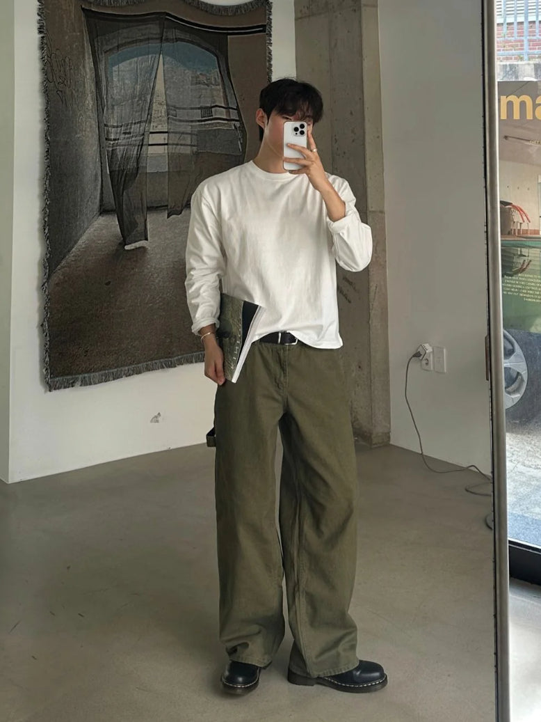 【Metanoia】🇰🇷韓製 短版長袖上衣T恤 - 8