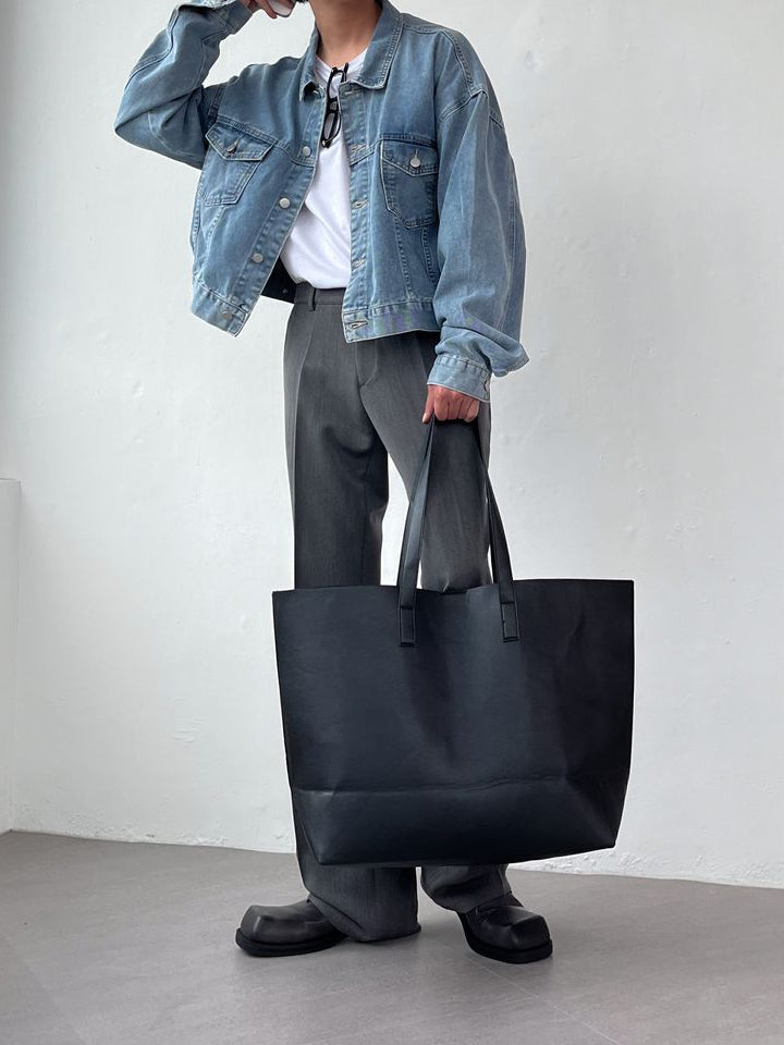 【Metanoia】韓國設計 皮革單肩包 - 2