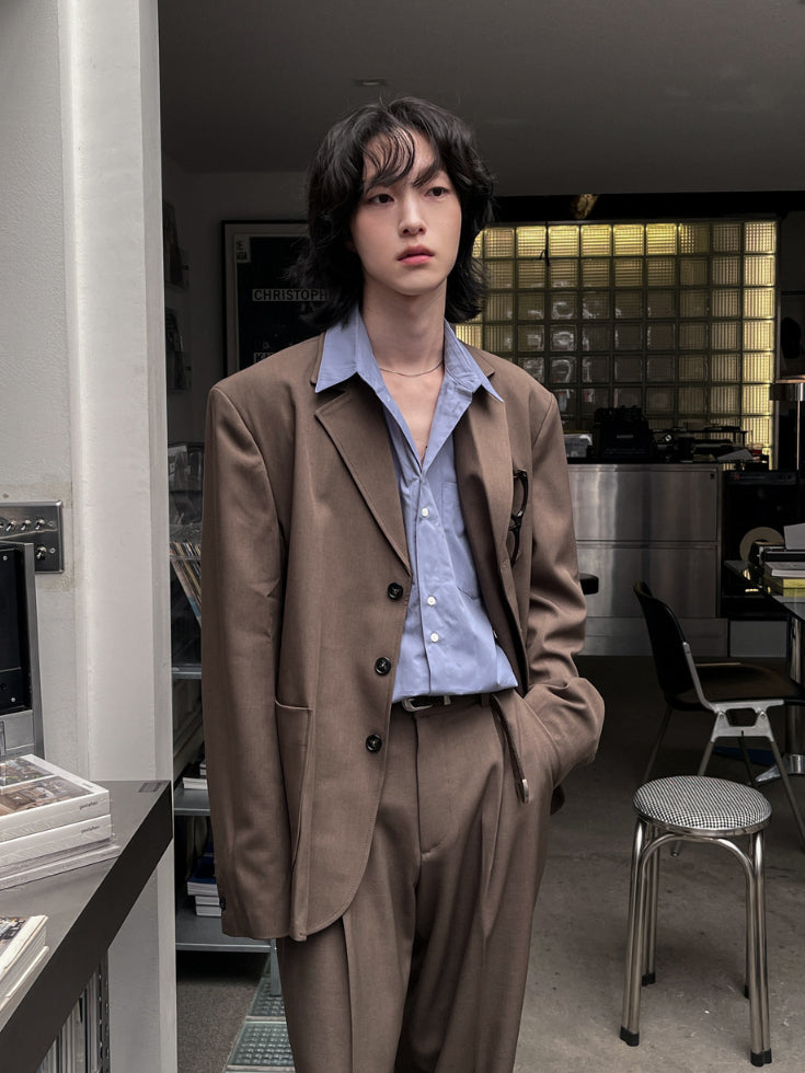 【Metanoia】🇰🇷韓製 復古西裝外套 - 2