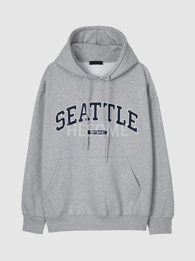 【Metanoia】🇰🇷韓製 Seattle刺繡帽T - 8