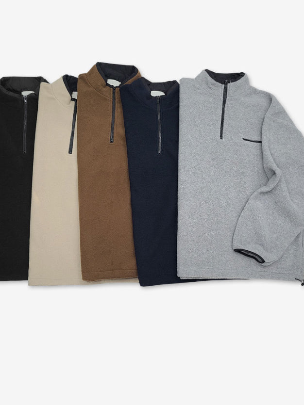 【Metanoia】🇰🇷韓製 抓絨半拉鍊長袖 - 9