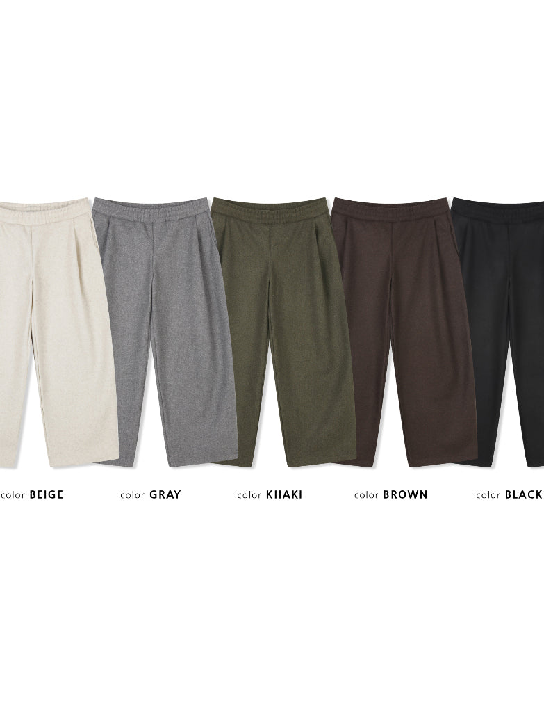 【Metanoia】韓國設計 抓絨落地褲 - 12