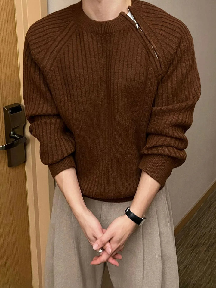 【Metanoia】🇰🇷韓製 螺紋側拉練針織衣 - 1