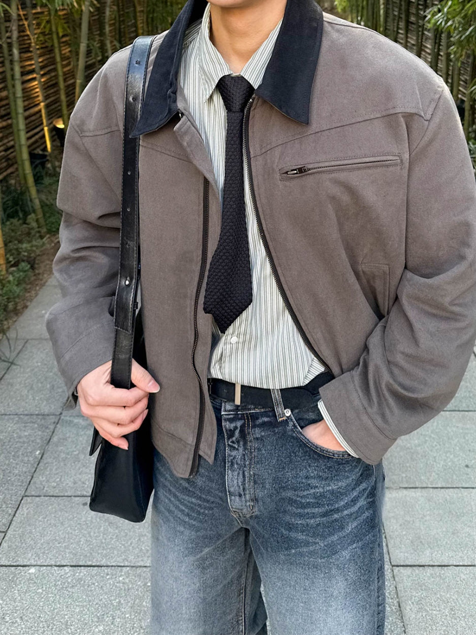 【Metanoia】🇰🇷韓製 工裝短版夾克外套 - 1