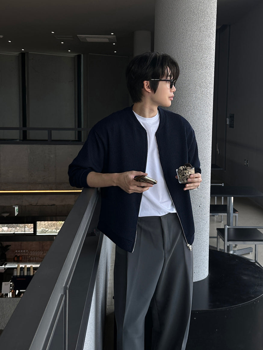 【Metanoia】🇰🇷韓製 羅紋開衫外套 - 5