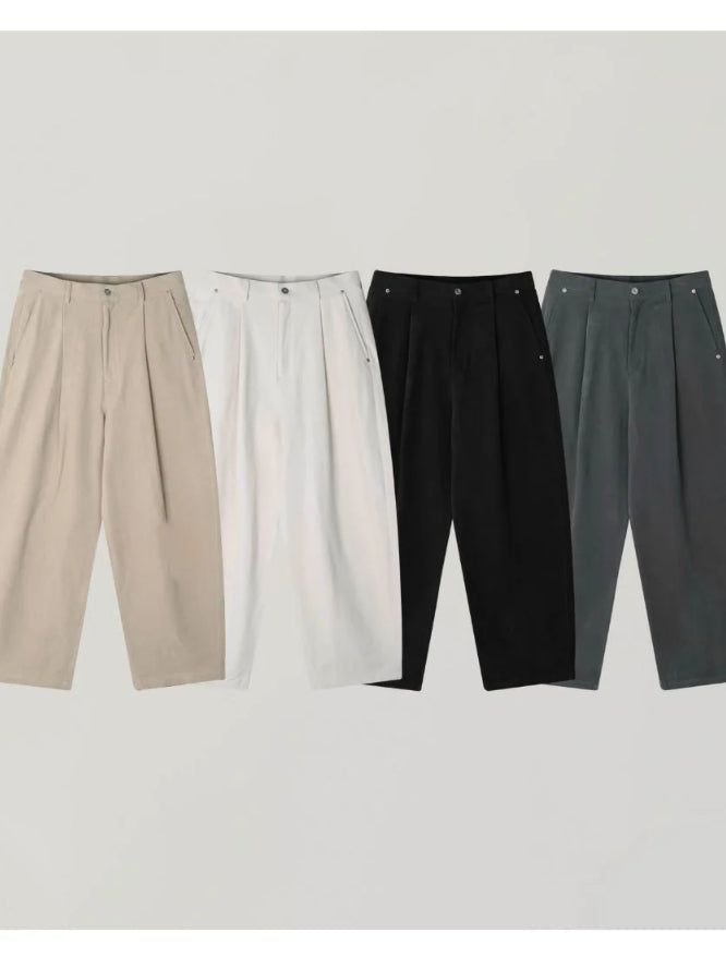 【Metanoia】韓製🇰🇷 卡其彎刀落地褲 - 12