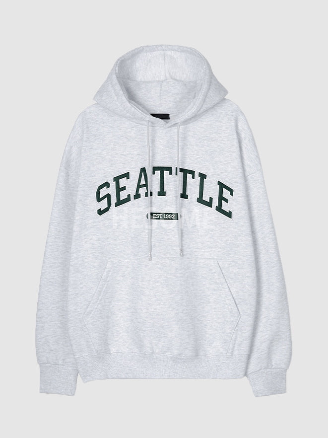 【Metanoia】🇰🇷韓製 Seattle刺繡帽T - 7