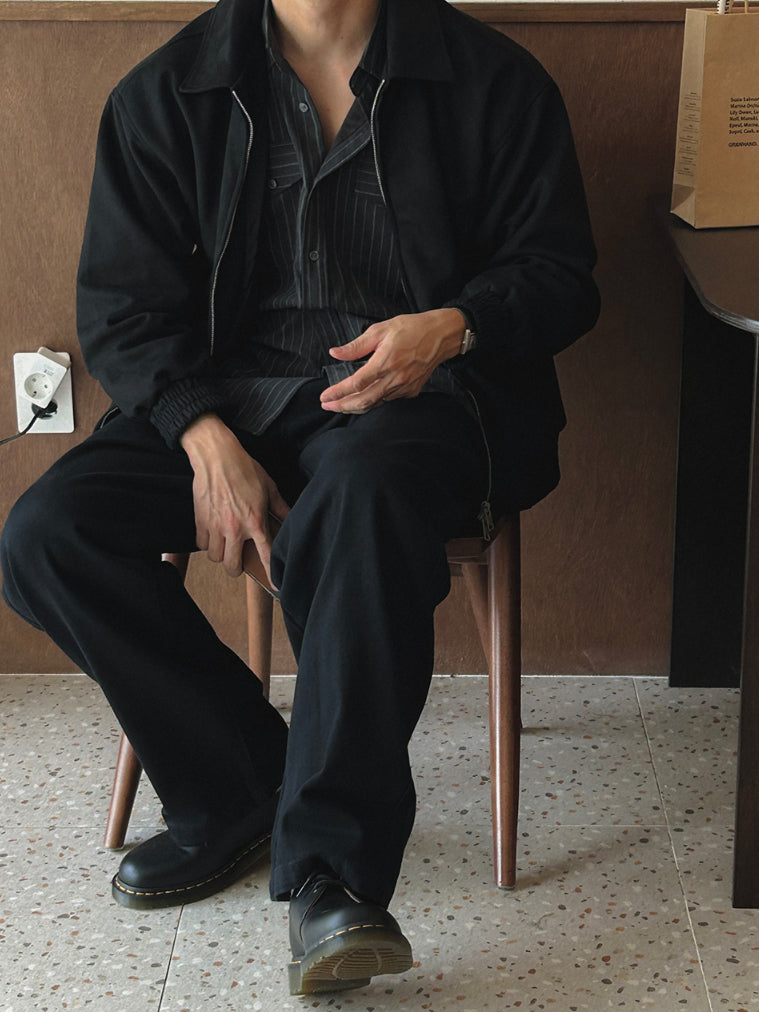 【Metanoia】韓國設計 翻領夾克外套 - 3