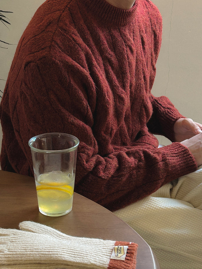 【Metanoia】🇰🇷韓製 麻花針織衣 - 5