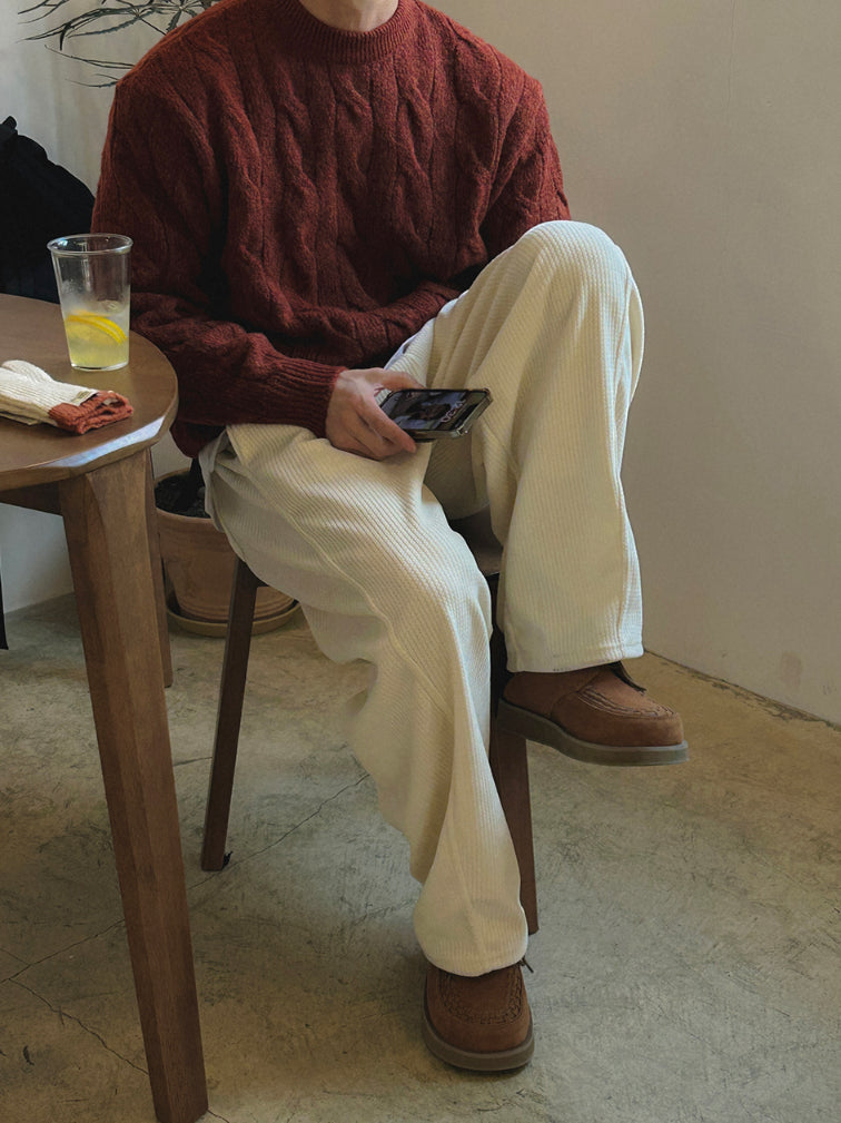 【Metanoia】🇰🇷韓製 麻花針織衣 - 4