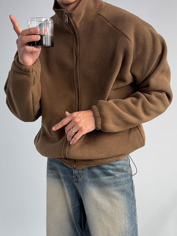 【Metanoia】韓國設計 刷毛夾克外套 - 9